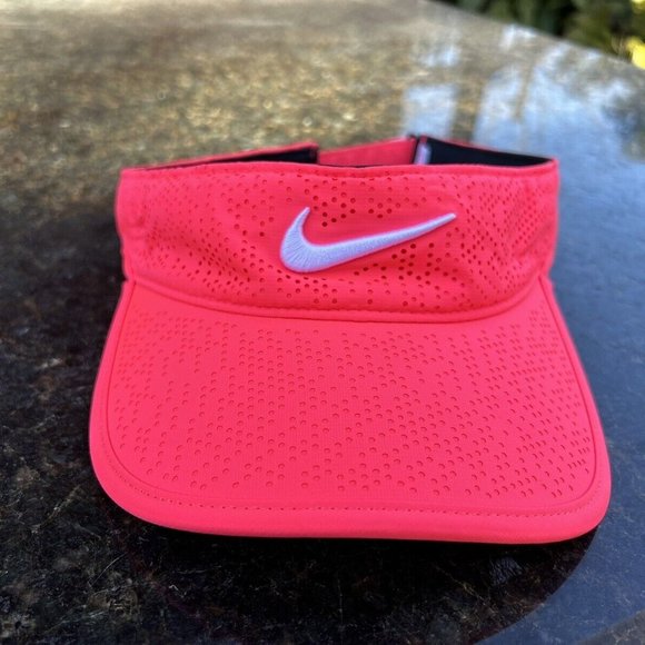 Nike Accessories - Nike Women's Dri Fit Visor Hat Hot Pink Cap Tennis Golf Perforated Fabric